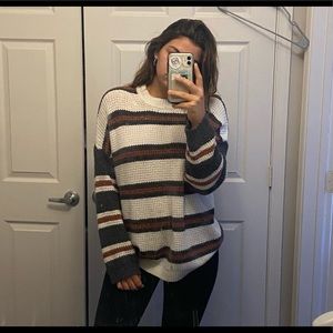 Oversized crewneck sweater